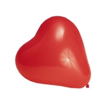 GAISA BALONI SIRDS Ø26cm 70cm 10GAB SARKANI